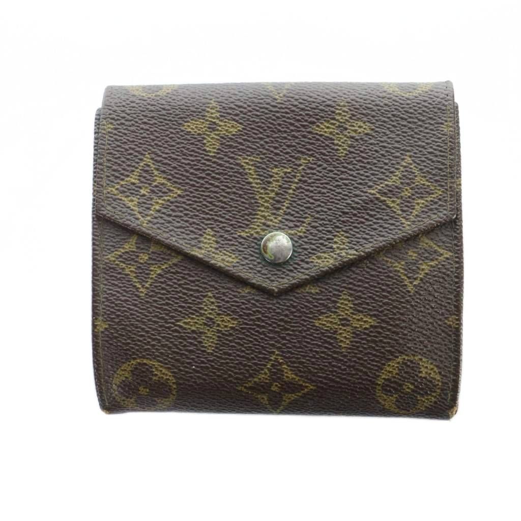 Louis Vuitton Porte Monnaie Cult Cles Trifold Wallet Leather Monogram — view 2
