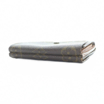 Louis Vuitton Porte Monnaie Cult Cles Trifold Wallet Leather Monogram — view 4