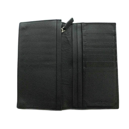 Bvlgari Wallet Bifold Coin Purse Leather Black — view 5