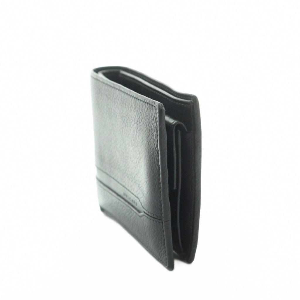 Bvlgari Wallet Bifold Coin Purse Leather — view 3
