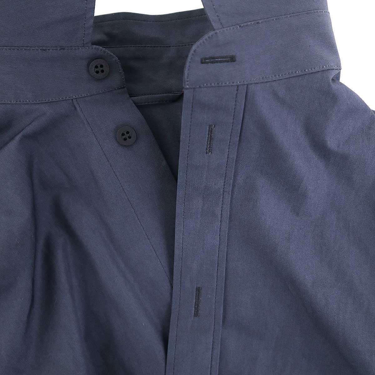 Balenciaga Mini Shirt Dress Overshirt Navy 34 — view 9