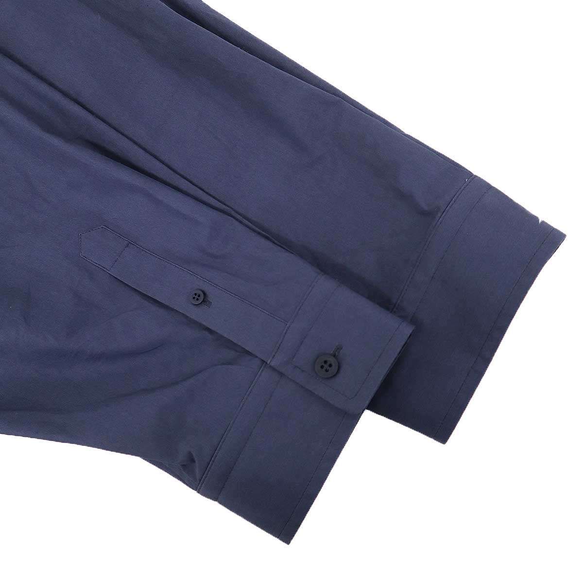 Balenciaga Mini Shirt Dress Overshirt Navy 34 — view 5