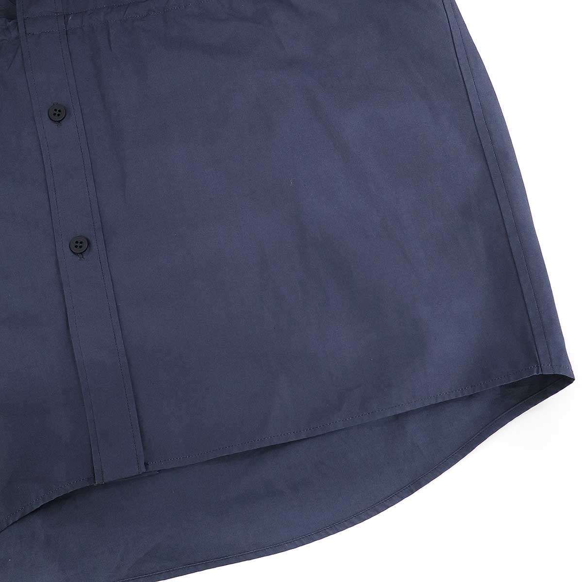 Balenciaga Mini Shirt Dress Overshirt Navy 34 — view 6
