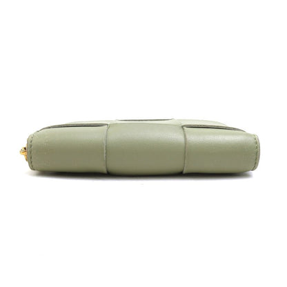 Bottega Veneta Billfold Leather Green — view 4