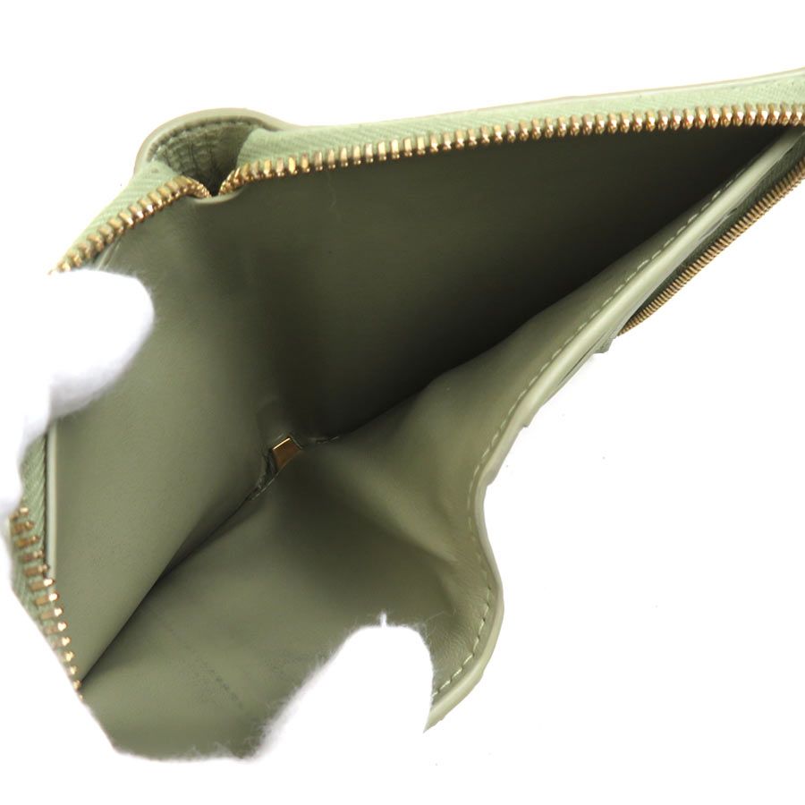 Bottega Veneta Billfold Leather Green — view 6