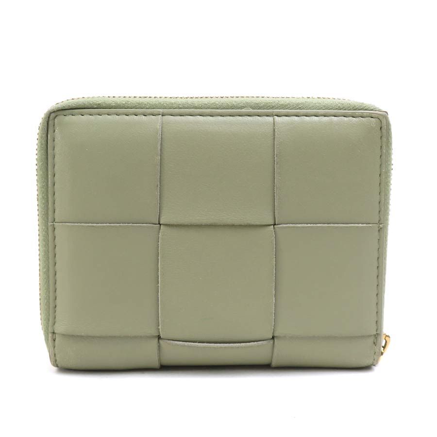 Bottega Veneta Billfold Leather Green — view 3