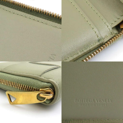 Bottega Veneta Billfold Leather Green — view 9