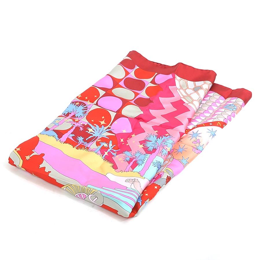 Bvlgari Scarf Silk Red — view 2