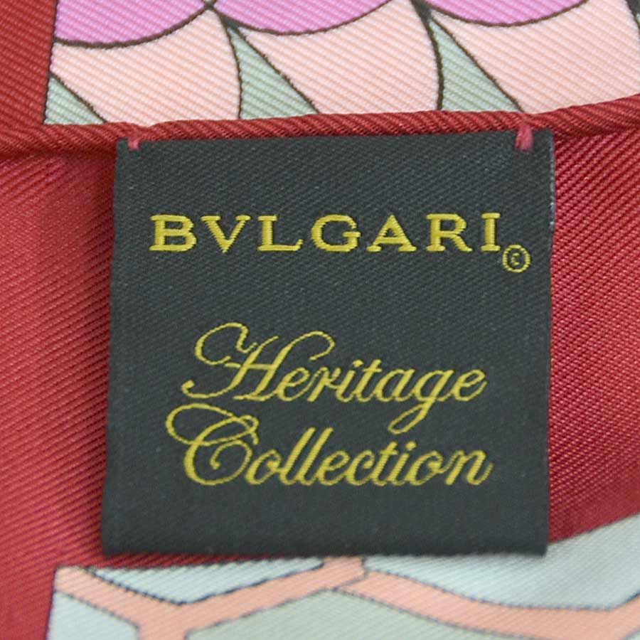 Bvlgari Scarf Silk Red — view 7