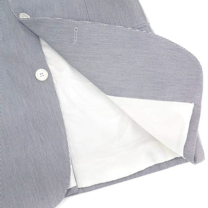 Celine Jude Striped Tailored Jacket Blue 34 — view 6
