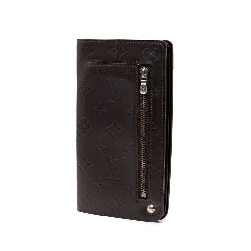 Louis Vuitton Monogram Glace Hoist Brown Leather Coin Purse — view 2