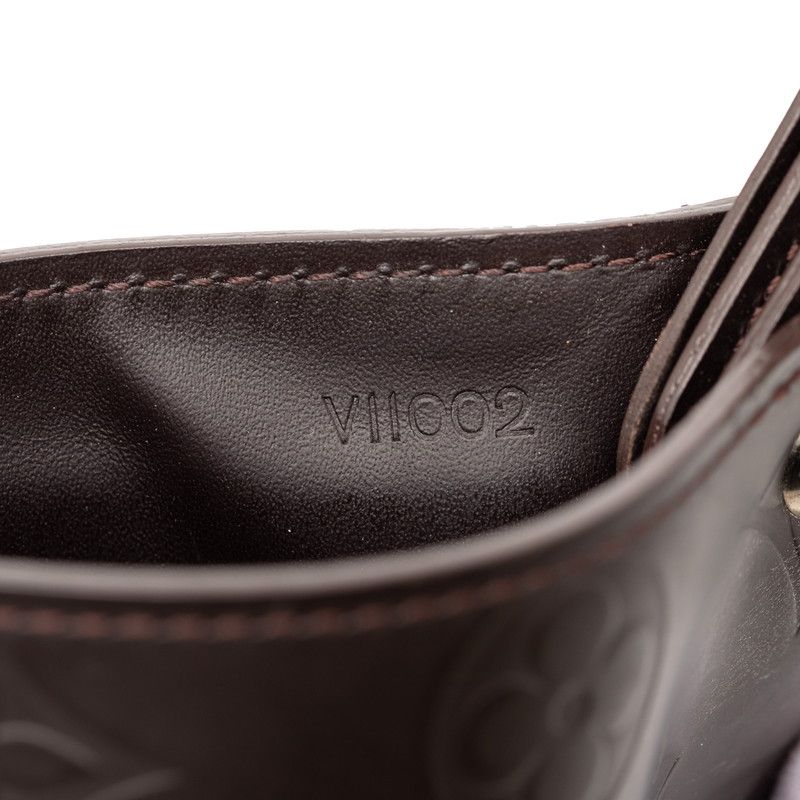 Louis Vuitton Monogram Glace Hoist Brown Leather Coin Purse — view 6