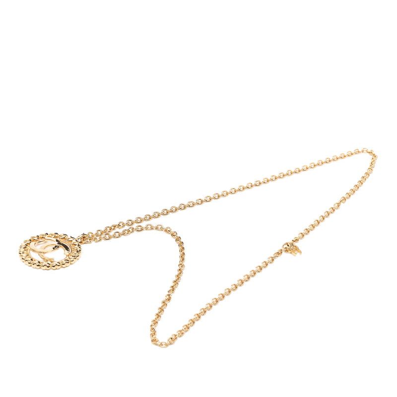 Chanel CC Logo Heart Motif Gold Plated — view 3