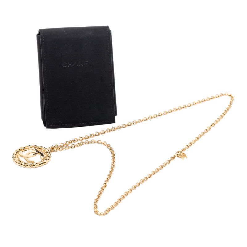 Chanel CC Logo Heart Motif Gold Plated — view 5