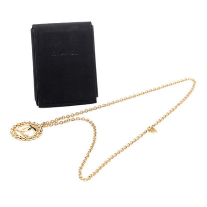 Chanel CC Logo Heart Motif Gold Plated — view 5