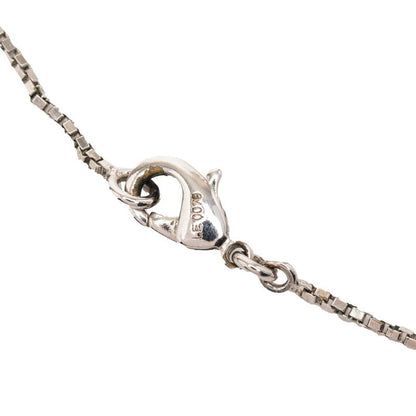 Louis Vuitton Damier Graphite Pendentif Soho Noir Black Metal Necklace — view 4