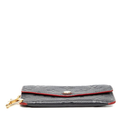 Louis Vuitton Monogram Empreinte Pochette Cles Marine Navy Red Coin Purse Nuit — view 3
