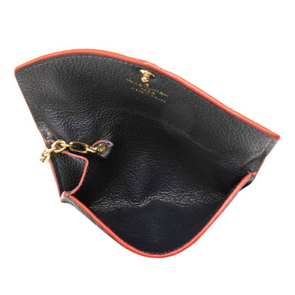 Louis Vuitton Monogram Empreinte Pochette Cles Marine Navy Red Coin Purse Nuit — view 5