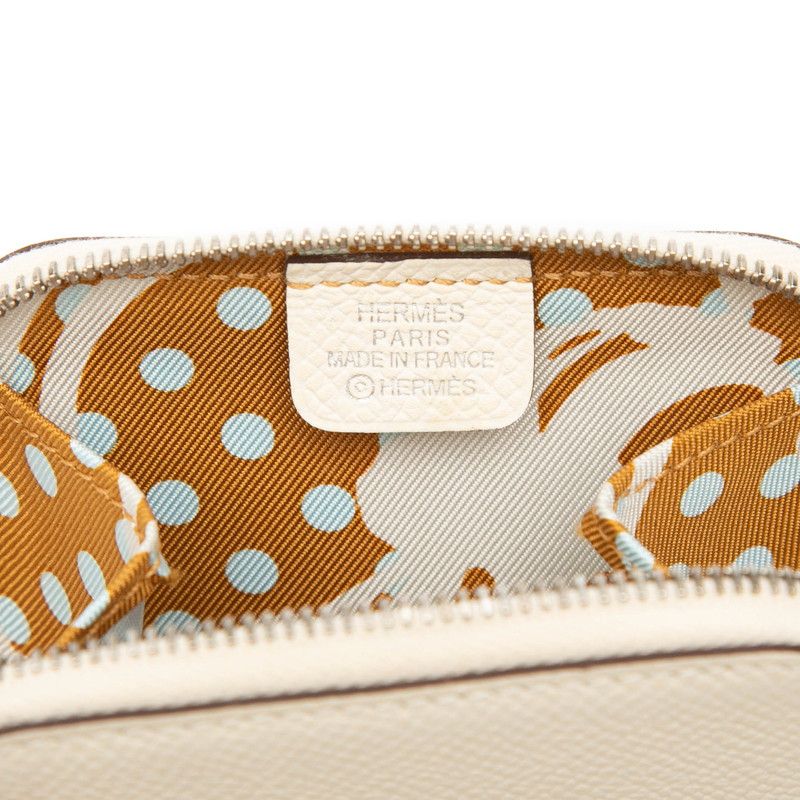 Hermes Azap Mini Silk in Nata Ivory Veau Coin Purse — view 5