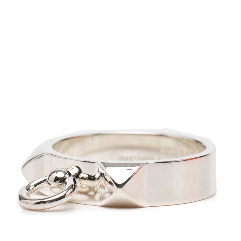 Hermes Collier de Chien PM Ring 54 Silver — view 2