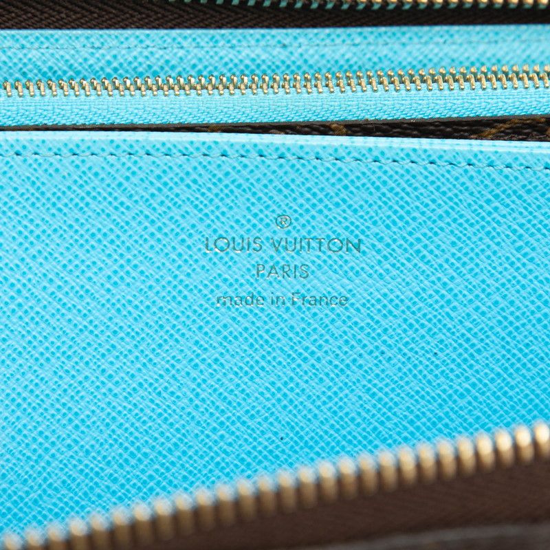 Louis Vuitton Monogram Zippy Wallet Vivienne Zip Around Brown Multicolor — view 5