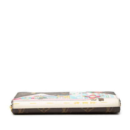 Louis Vuitton Monogram Zippy Wallet Vivienne Zip Around Brown Multicolor — view 3