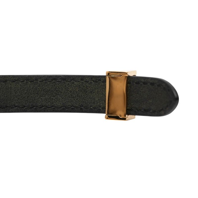 Louis Vuitton Bracelet Black Leather — view 4