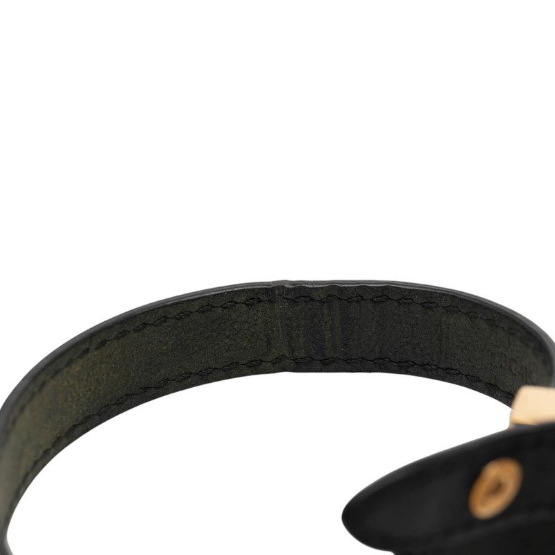Louis Vuitton Bracelet Black Leather — view 5