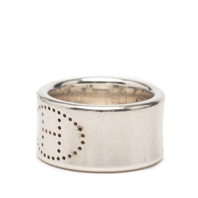 Hermes Eclipse Ribbon Ring 51 Silver — view 2