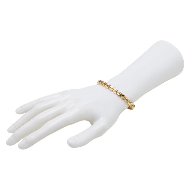 Tiffany & Co. Victoria Vine Hinge Bangle Bracelet Gold 18K Yellow — view 7