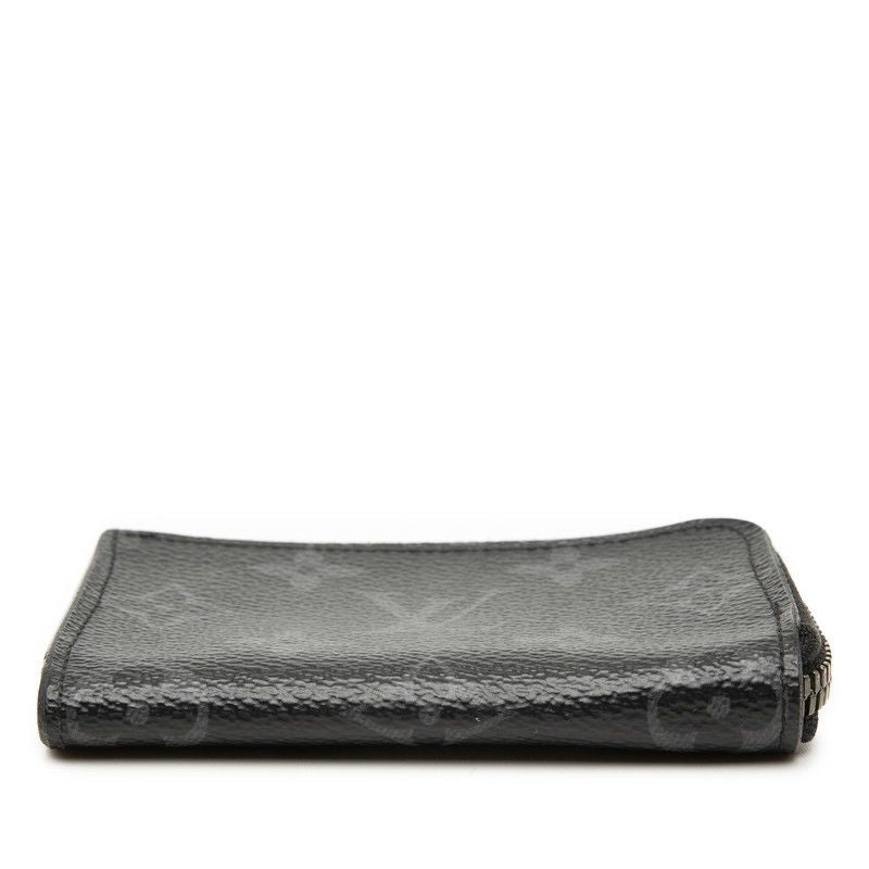 Louis Vuitton Monogram Eclipse Porte Monnaie Joule Coin Case Black — view 3