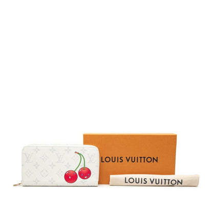 Louis Vuitton TM Takashi Murakami Monogram Cherry Zippy Wallet Zip Around Lo — view 6