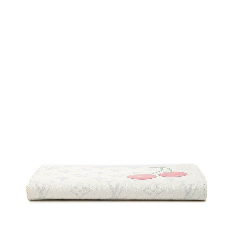 Louis Vuitton TM Takashi Murakami Monogram Cherry Zippy Wallet Zip Around Lo — view 3