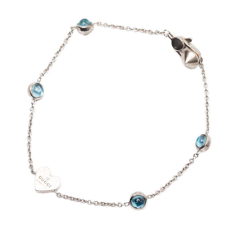 Gucci to Bracelet 17 Silver Cala Sto Stone — view 2