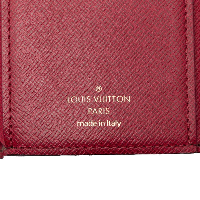 Louis Vuitton Monogram Portefeuille Victorine Brown Fuchsia Leather — view 7