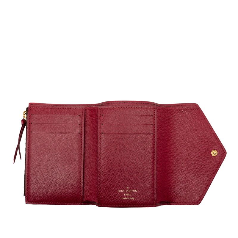 Louis Vuitton Monogram Portefeuille Victorine Brown Fuchsia Leather — view 4
