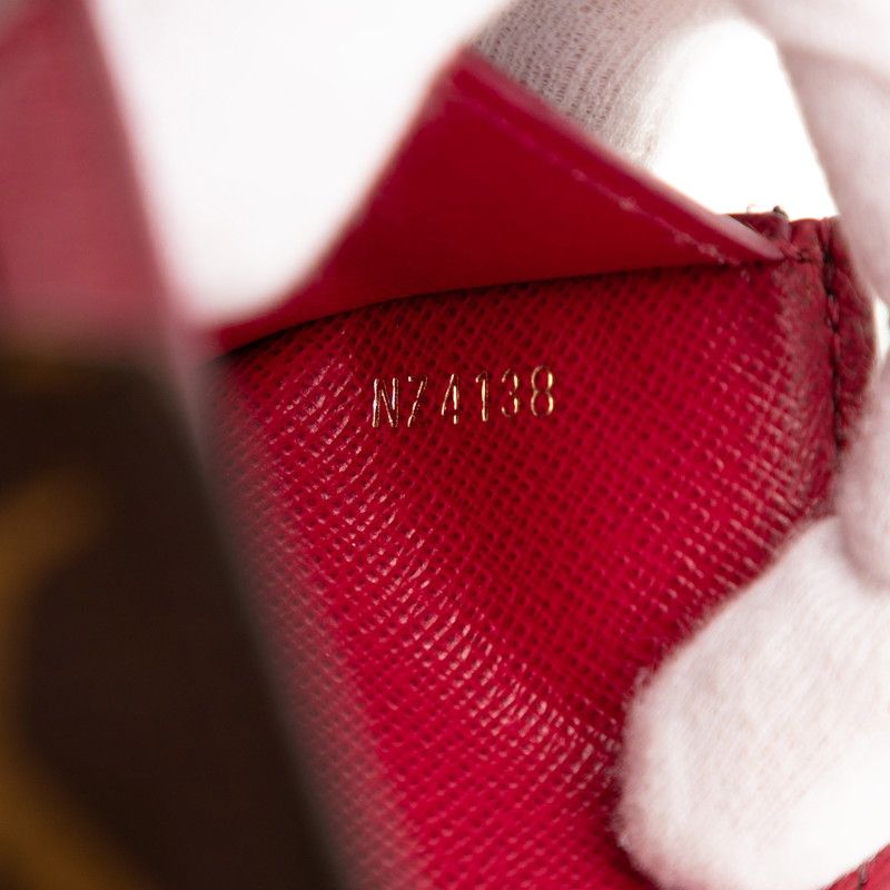 Louis Vuitton Monogram Portefeuille Victorine Brown Fuchsia Leather — view 8