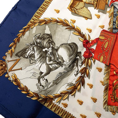 Hermes Carre 90 Napoleon Multicolor Silk Scarf — view 4