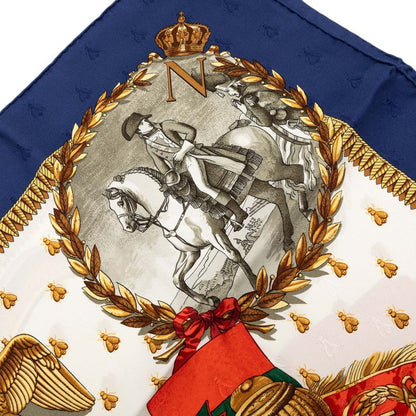 Hermes Carre 90 Napoleon Multicolor Silk Scarf — view 6