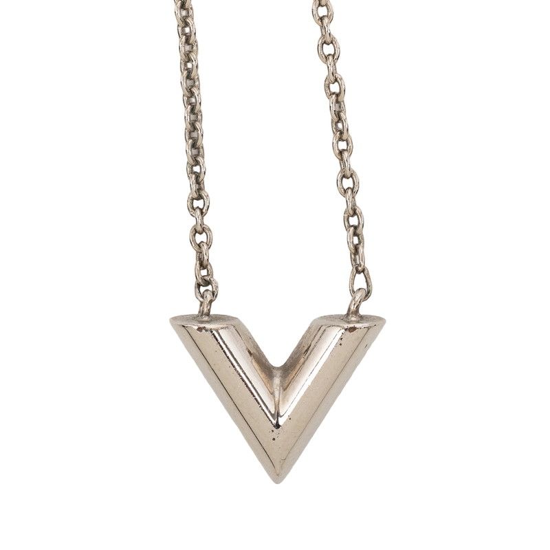 Louis Vuitton Necklace Essential Silver Metal — view 2