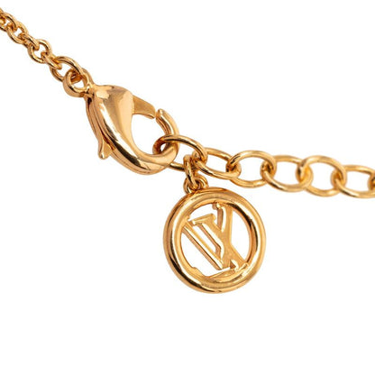 Louis Vuitton Necklace Gold Plated Faux Pearl — view 3