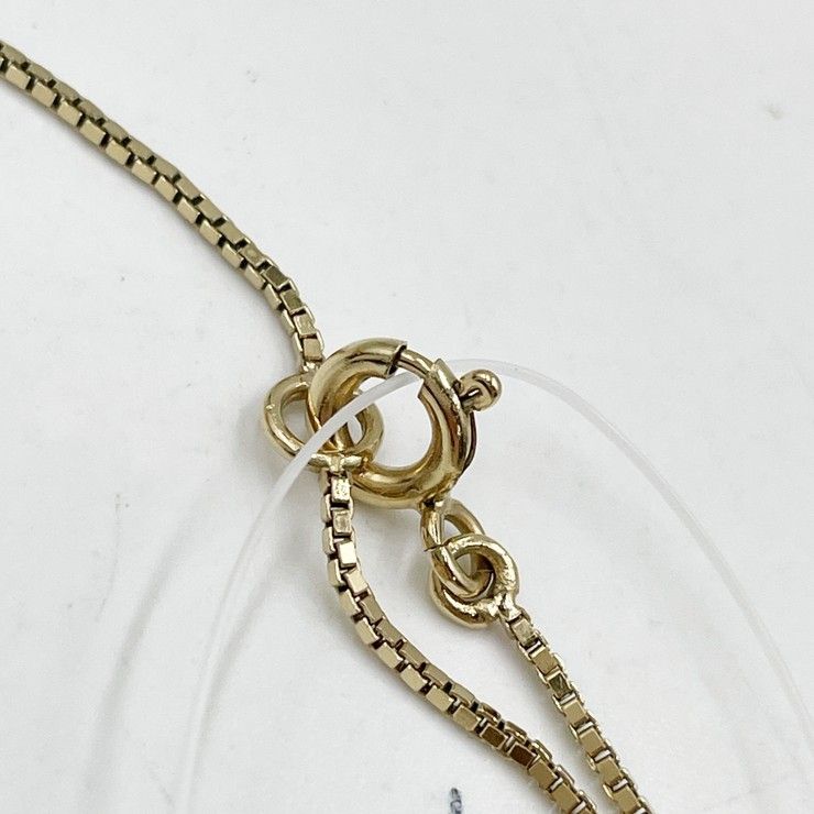 Fendi Necklace Zodiac Gold Metal Faux Pearl — view 4