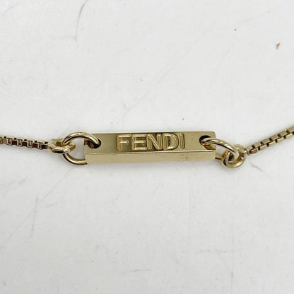 Fendi Necklace Zodiac Gold Metal Faux Pearl — view 6