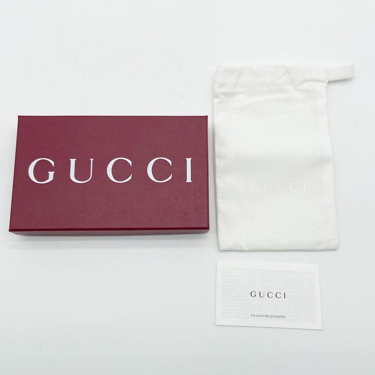 Gucci Coin Case GG Supreme Beige Brown Leather — view 7