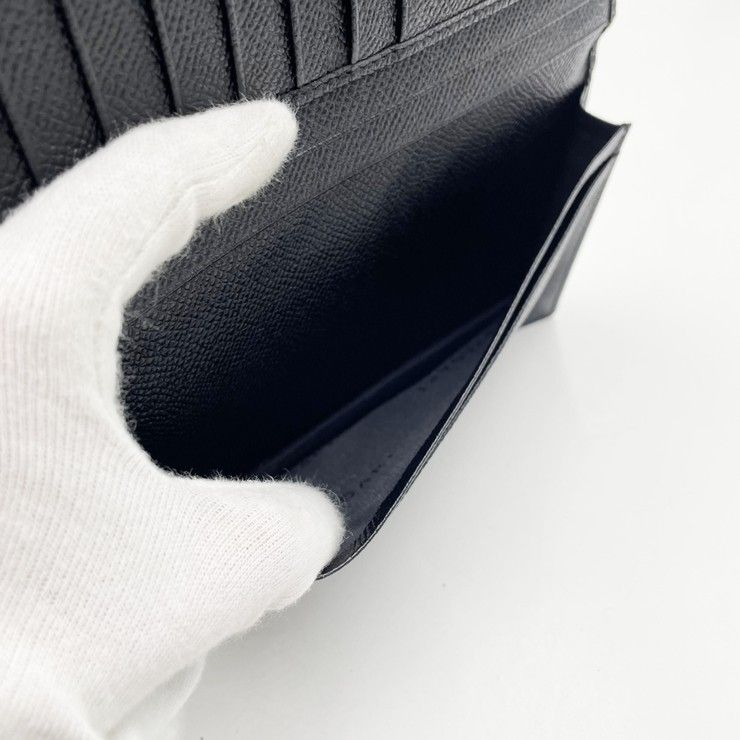 Bvlgari Wallet Black Leather Bifold — view 9