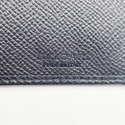 Bvlgari Wallet Black Leather Bifold — view 7