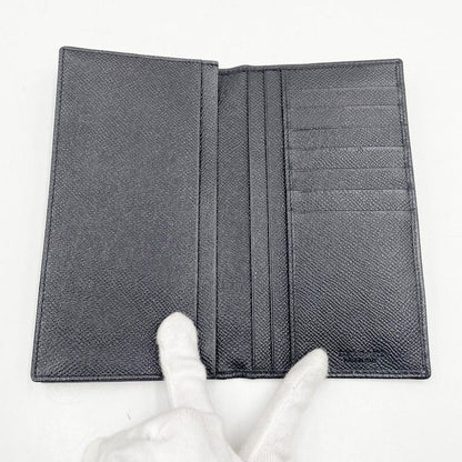 Bvlgari Wallet Black Leather Bifold — view 8