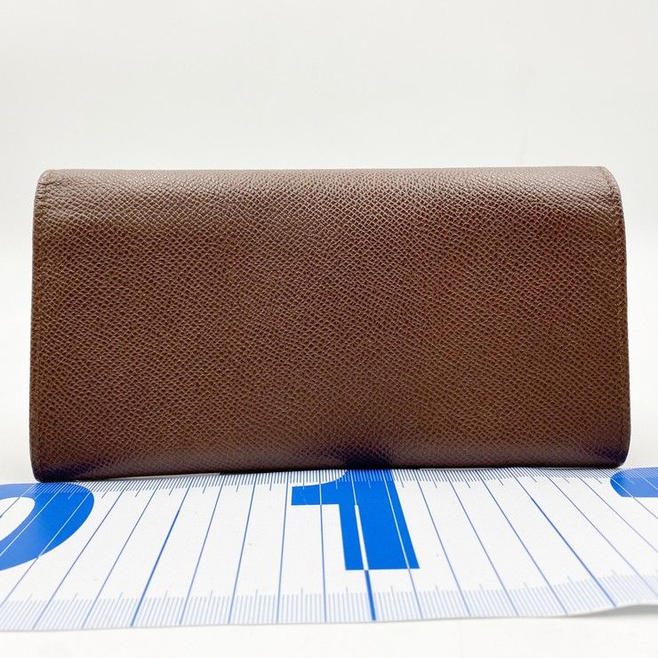 Bvlgari Wallet Brown Leather Logo Clip Bifold — view 2