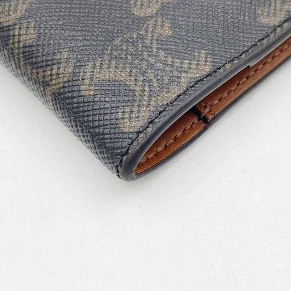 Celine Passport Case Triomphe Black Tan Canvas X — view 4