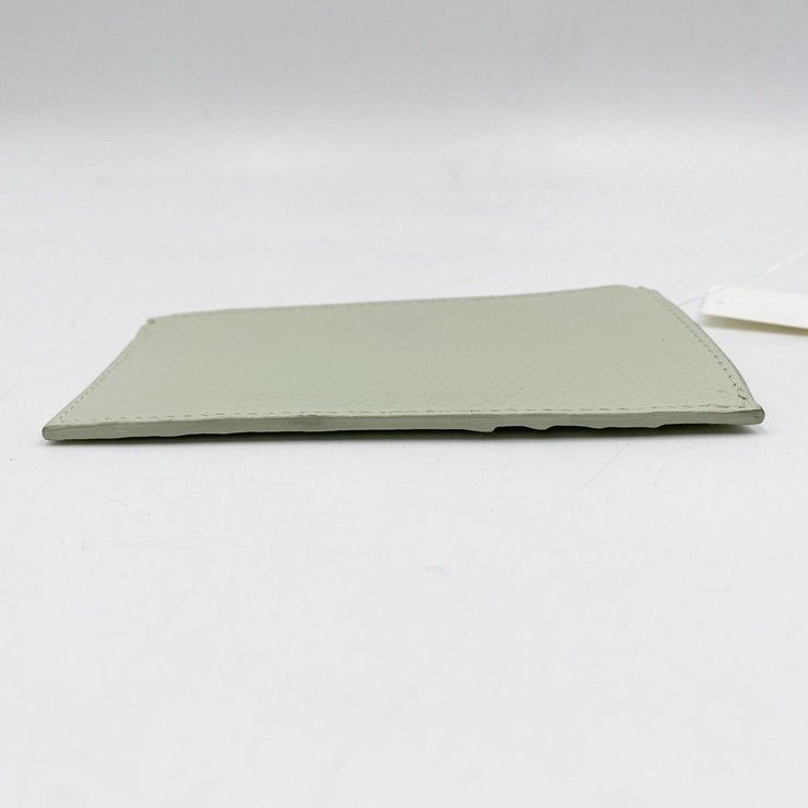 Celine Card Coin Case Fragment Pastel Green Leather Gold — view 3